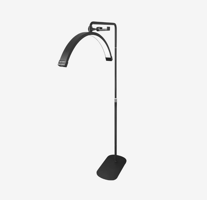 LED black half moon lamp for lash extensions