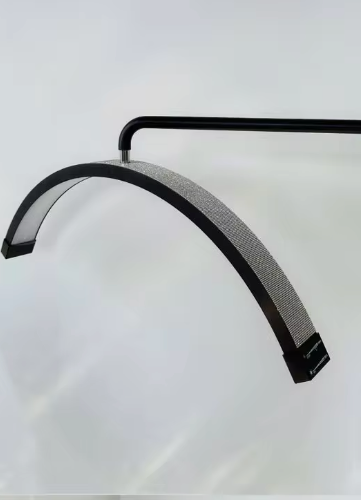 half moon LED lamp black aesthetic clinic