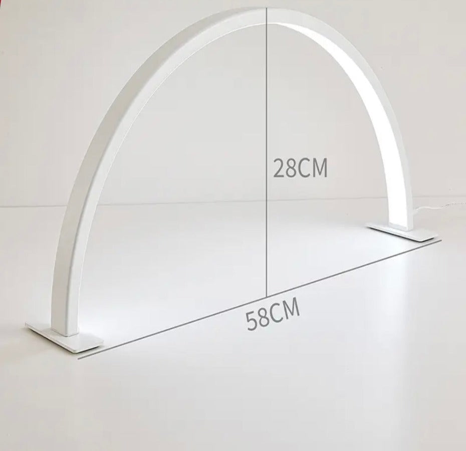 dimmable white nail light for salon use