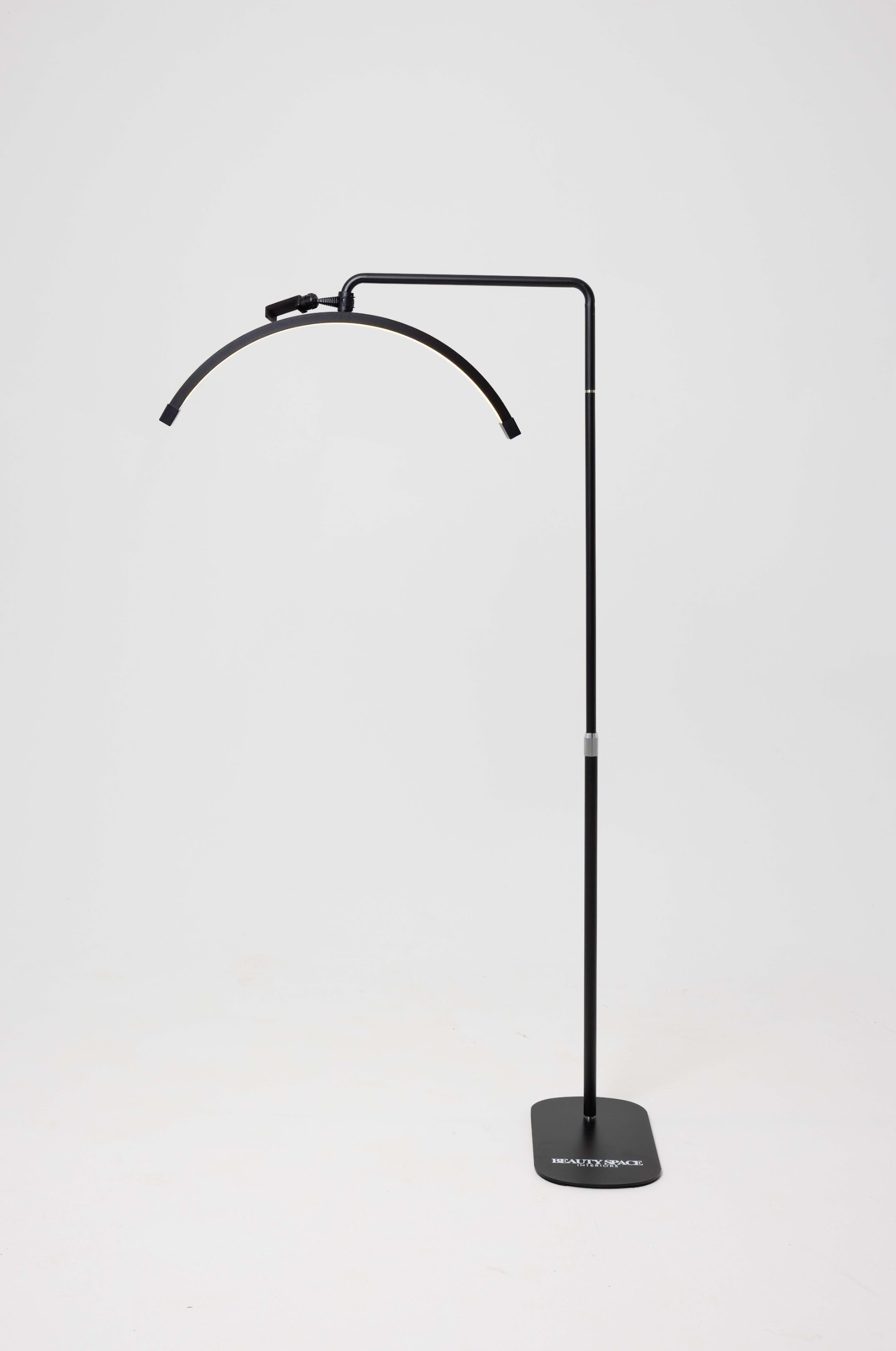 black LED half moon lamp for brow and lash artists