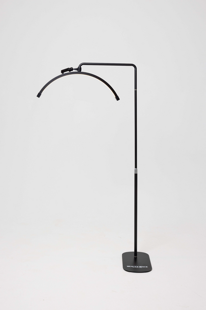 black LED half moon lamp for brow and lash artists